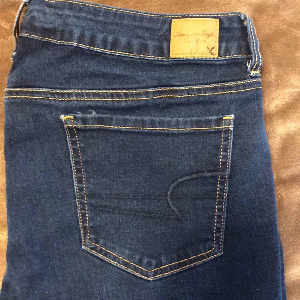 American Eagle dark wash skinny jegging
